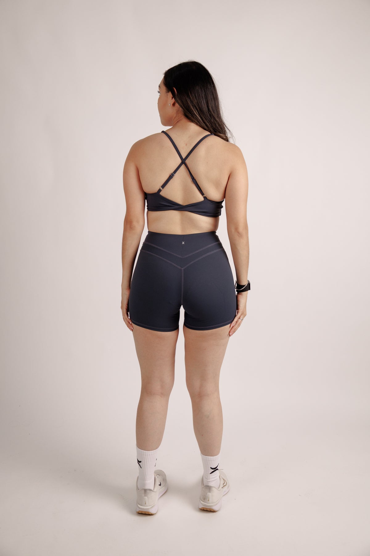 Short Deportivo tipo Ciclista de Tiro Alto para Mujer