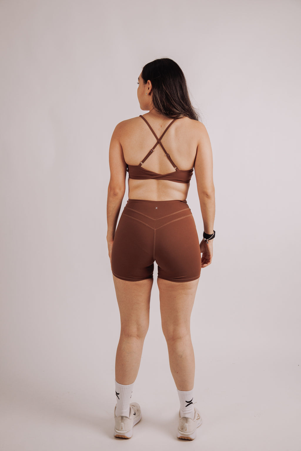 Top Bra Deportivo con Cuello en V para Mujer