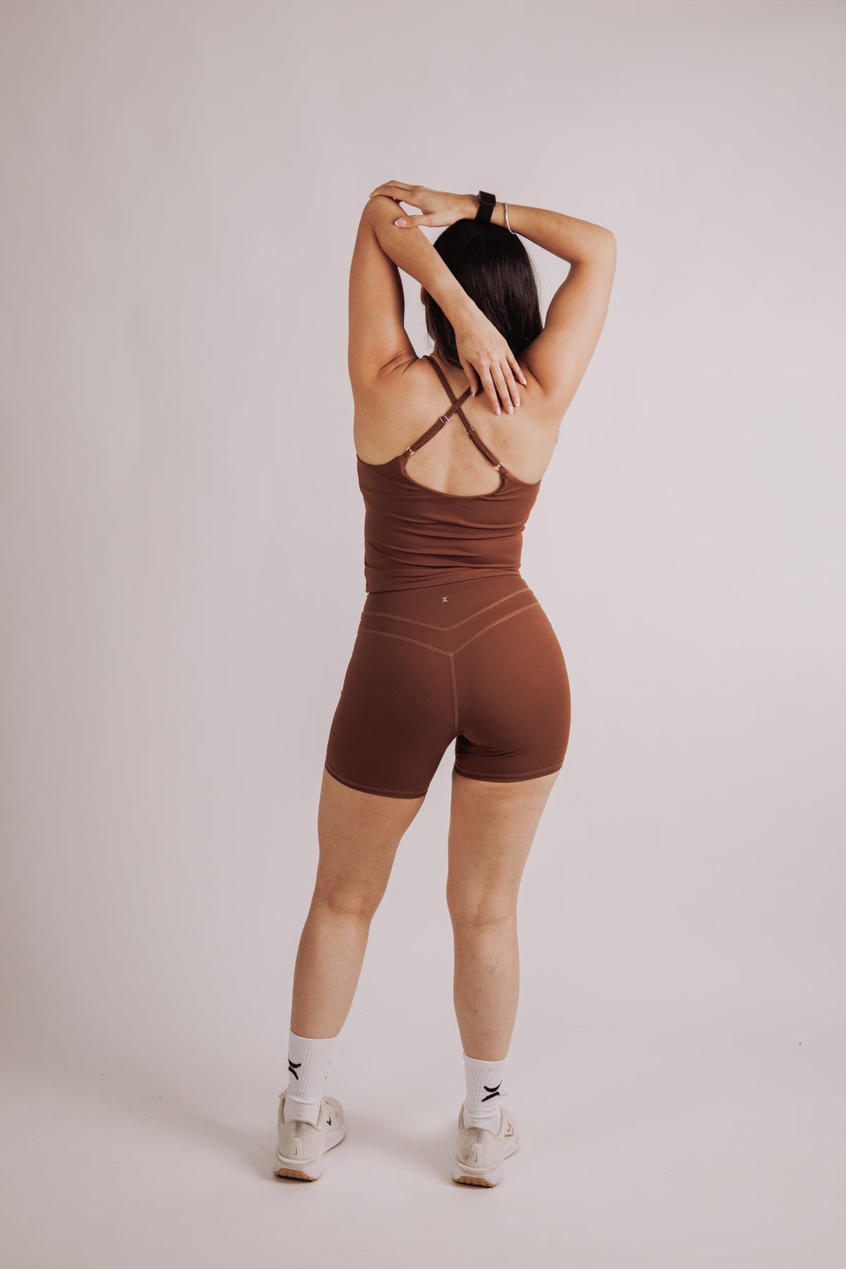 Short Deportivo tipo Ciclista de Tiro Alto para Mujer