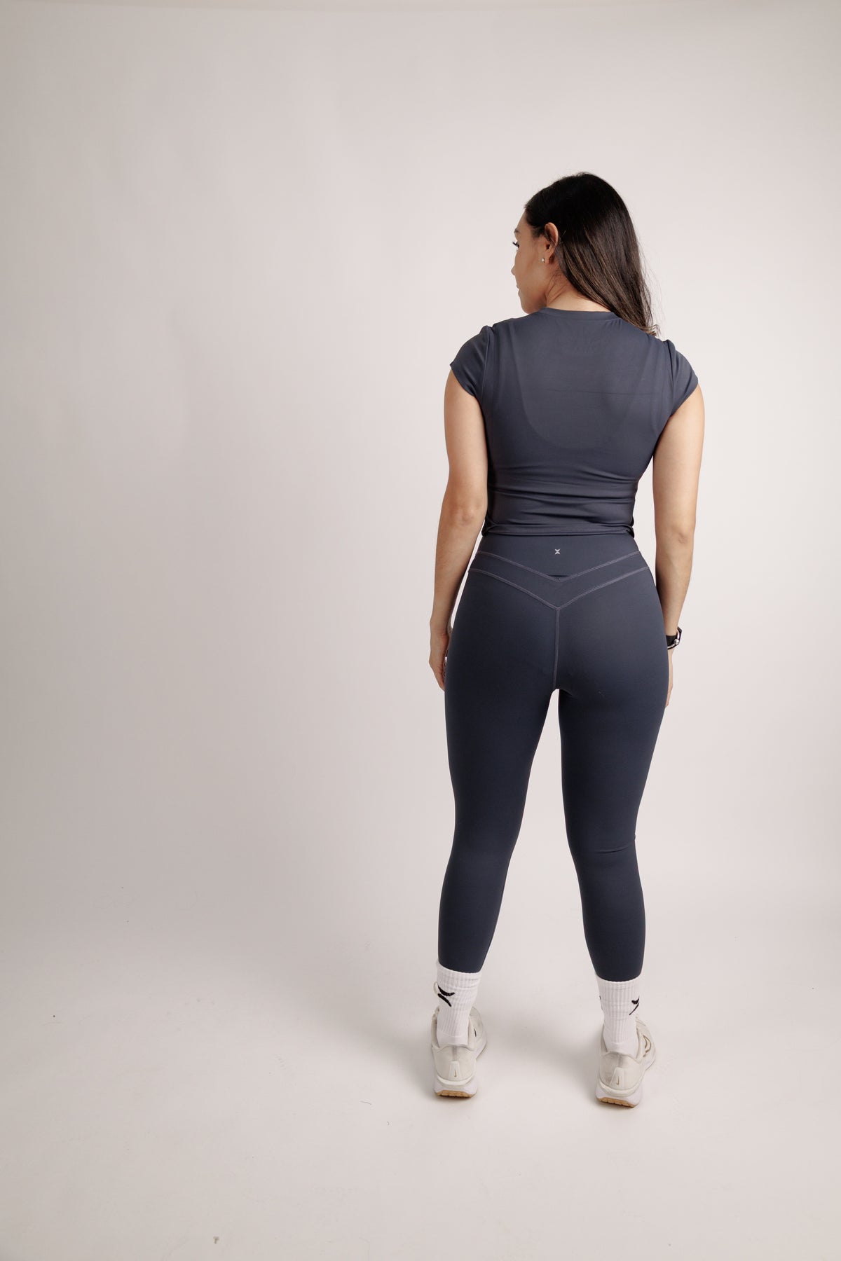 Legging Deportivo de Tiro Alto con Doble Soporte para Mujer