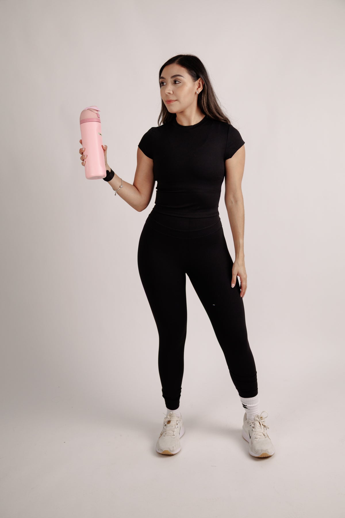 Legging Deportivo de Tiro Alto con Doble Soporte para Mujer