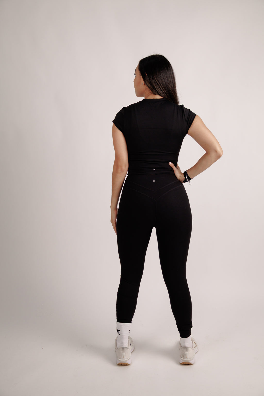 Legging Deportivo de Tiro Alto con Doble Soporte para Mujer