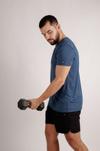 Playera Deportiva Manga Corta de Cuello Redondo Dri-FIT para Hombre